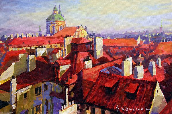 Prague Old Roofs 04