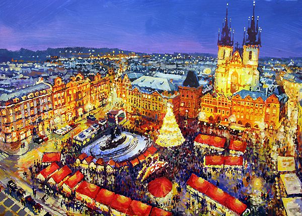 Prague Old Town Square Christmas Market 2014