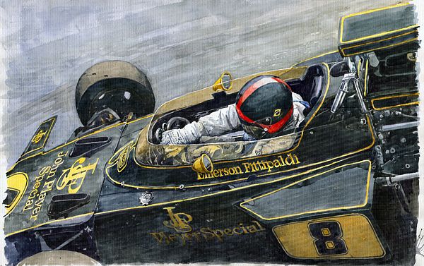 1972 Monaco GP Emerson Fittipaldi Lotus72 D