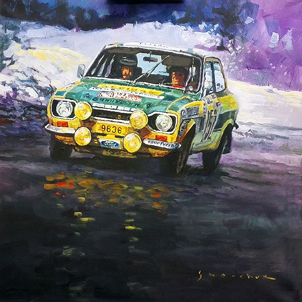 1977 Rallye Monte Carlo  Ford Escort RS 2000 #152 Beauchef Dubois Keller