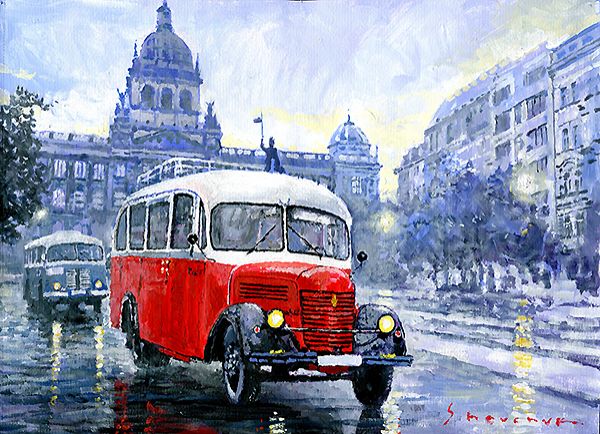 Praha RND bus 1950