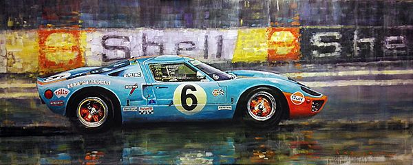 1969 Le Mans 24 Ford GT40 Jacky Ickx Jackie Oliver winner