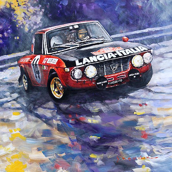 1972 Rallye Monte Carlo Lancia Fulvia 1600HF Munari Mannucci winner.