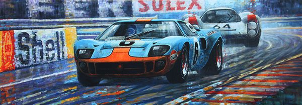 1969 Le Mans 24 Ford GT 40 Ickx Oliver Winner