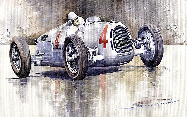 1937 Auto Union C Type 1937 Monaco GP Hans Stuck variant