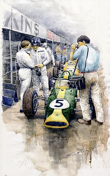 1967 Lotus 49T Ford Coswoorth Jim Clark Graham Hill