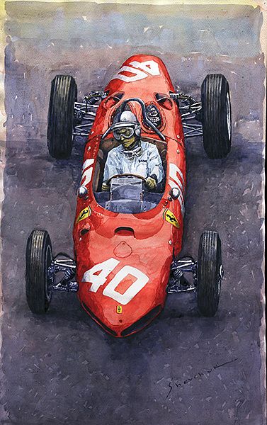 1962 Monaco GPWilly Mairesse (BEL) took over the number 40 Ferrari 156 for the race and was classified seventh despite retiring 10 laps from home with a blown engine. Monaco Grand Prix, Monte Carlo, 3 June 1962.