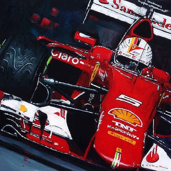 2015 F1 Ferrari SF15-T Vettel