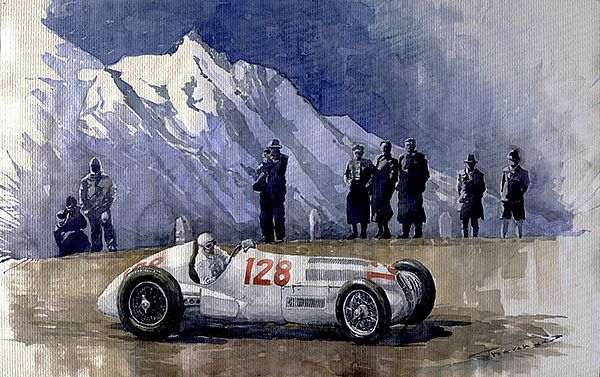 1939 Großglockner mountain race 1939 Hermann Lang Mercedes-Benz W 125