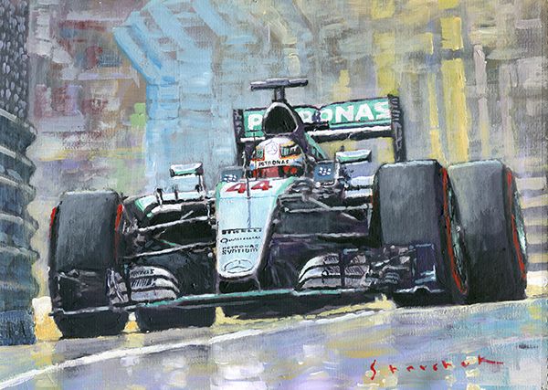 2016 Monaco GP Mercedes AMG Petronas Hamilton