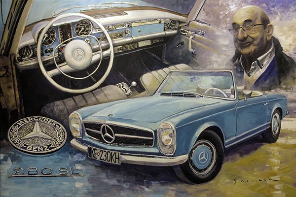 Mercedes Benz 280 SL Pagoda commission