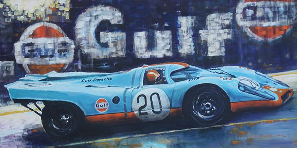 1970 SPA Francorchamps 1000km Porsche 917K GULF diptich