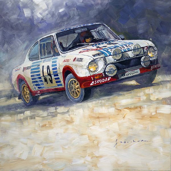 1977 Rallye Monte Carlo Skoda 130 RS Blahna Hlavka winner