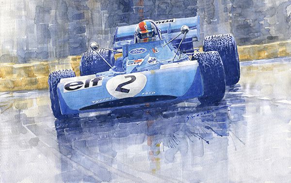 1972 Monaco GP Tyrrell Ford 003 Francois Cevert