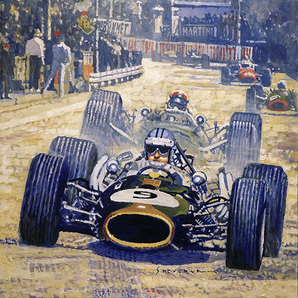 1967 Monaco GP Brabham BT20 #9 Denis Hulme Winner