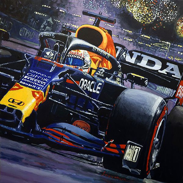 2021 Saudi Arabia GP Abu Dhabi Red Bull Racing Honda RB16B Max Verstappen Winner World Champion F1 2021