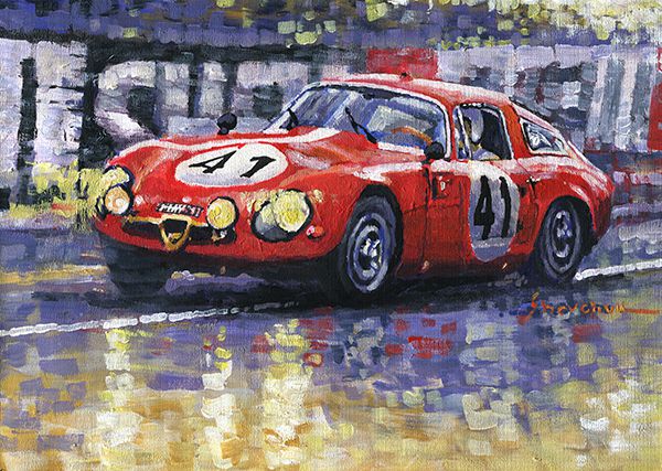 1964 Le Mans 24 Alfa Romeo Giulia TZ Biscaldi Sala