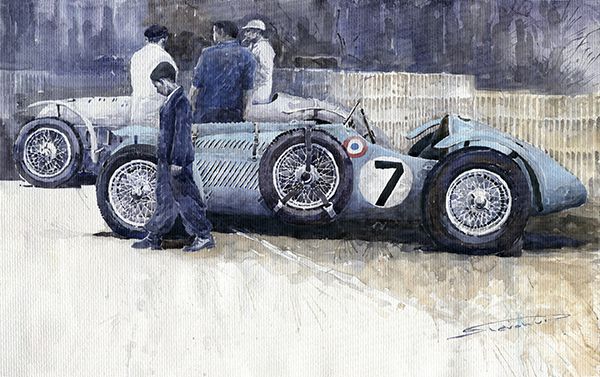 1950 Le Mans First Met Up Talbot Lago