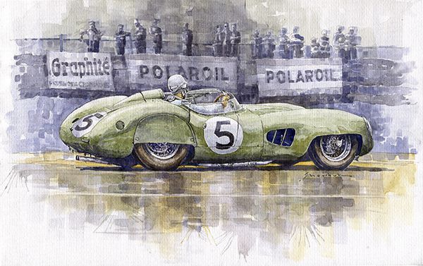 1959 Le Mans 24 Aston Martin DBR 1 Shelby Salvadori winner