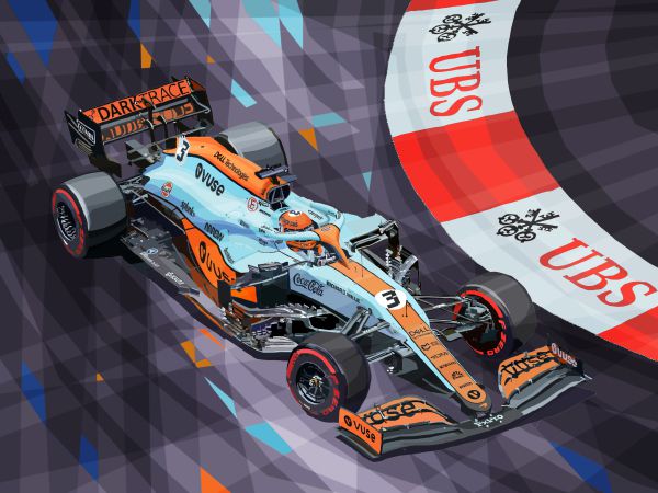2021 Monaco GP Daniel Ricciardo, McLaren MCL35M