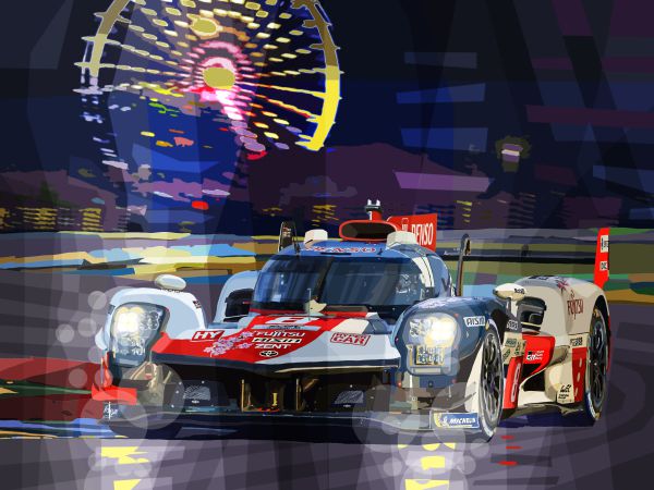 2023 Le mans 24 Toyota GR010 Hybrid  #8 Toyota Gazoo Racing  Sébastien Buemi  Brendon Hartley  Ryō Hirakawa  2nd Hypercar