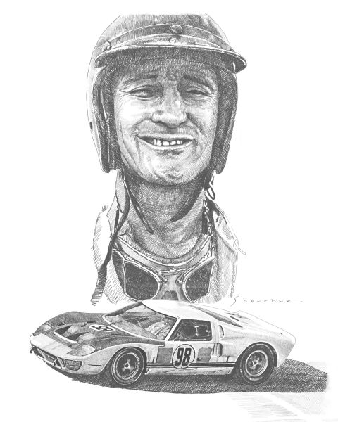 1966 Ken Miles Daytona #98 Ford GT 40 Winner