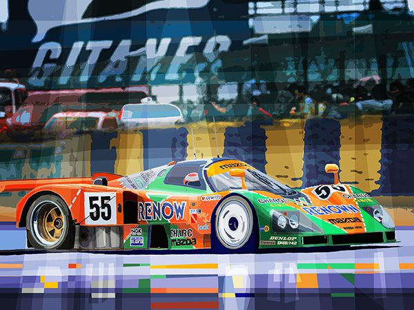 1991 LeMans 24 Mazda 787B winner