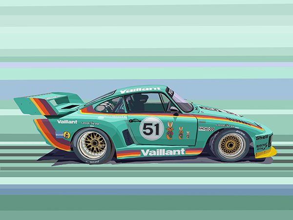 Porsche 911 Turbo Type Kremer 934 K2 RSR Vaillant Wollek