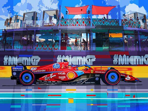 F1 2024 Miami GP Ferrari Sainz