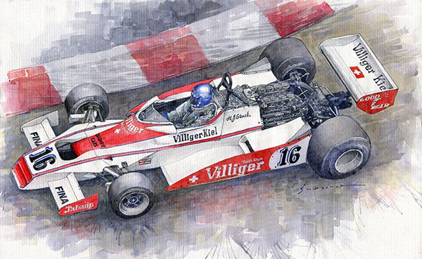 1978 Monaco GP Stuck Shadow