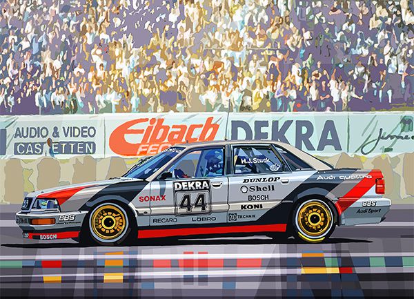 1990 DTM Audi V8 Stuck