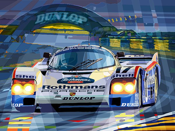 1987 LeMans 24 Porsche 962 C winner