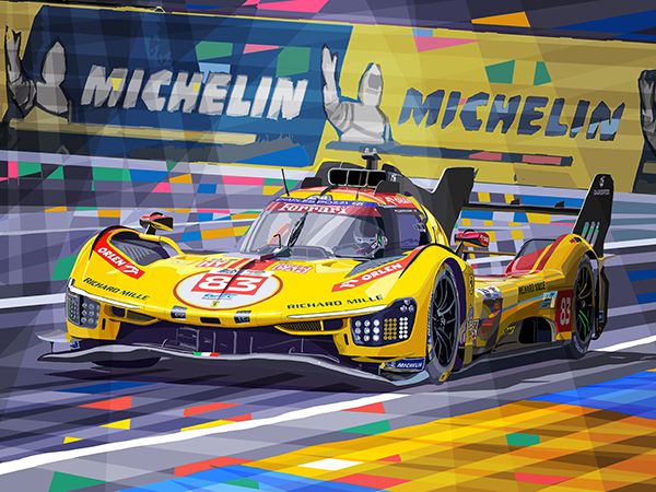 2025 LeMans 24 Ferrari 499 Kubica winner