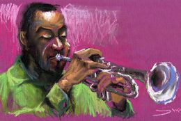 Pastel Jazz Paintings