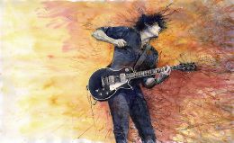 Watercolour Music Portret Paintings