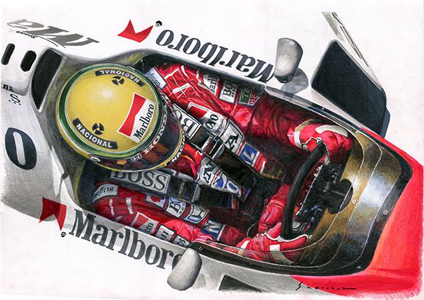 1992 McLaren  MP 4-7A Honda Senna